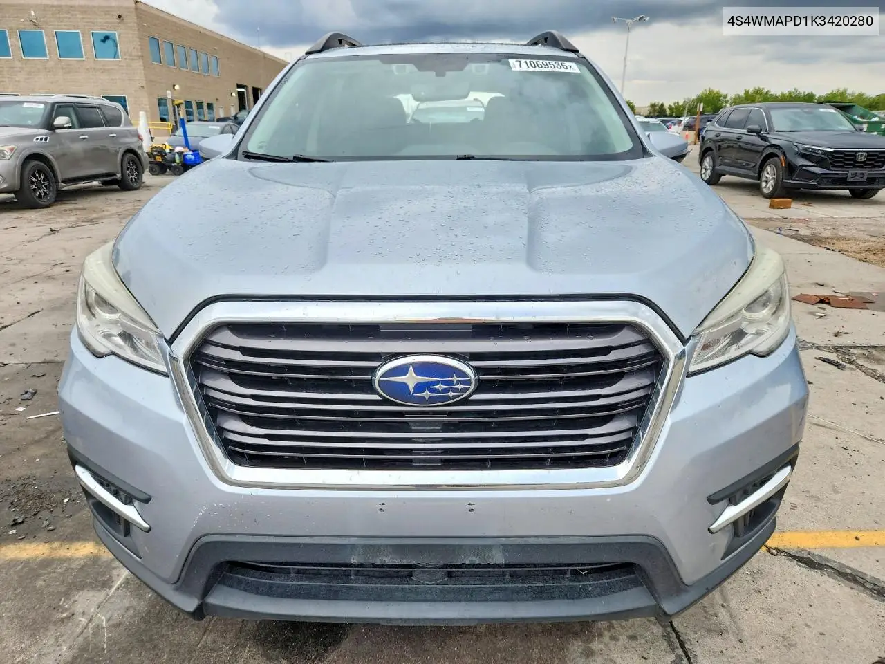 2019 SUBARU ASCENT VIN 4S4WMAPD1K3420280 — фото 5