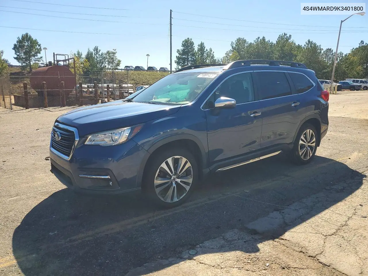 SUBARU ASCENT 2019, VIN 4S4WMARD9K3401800