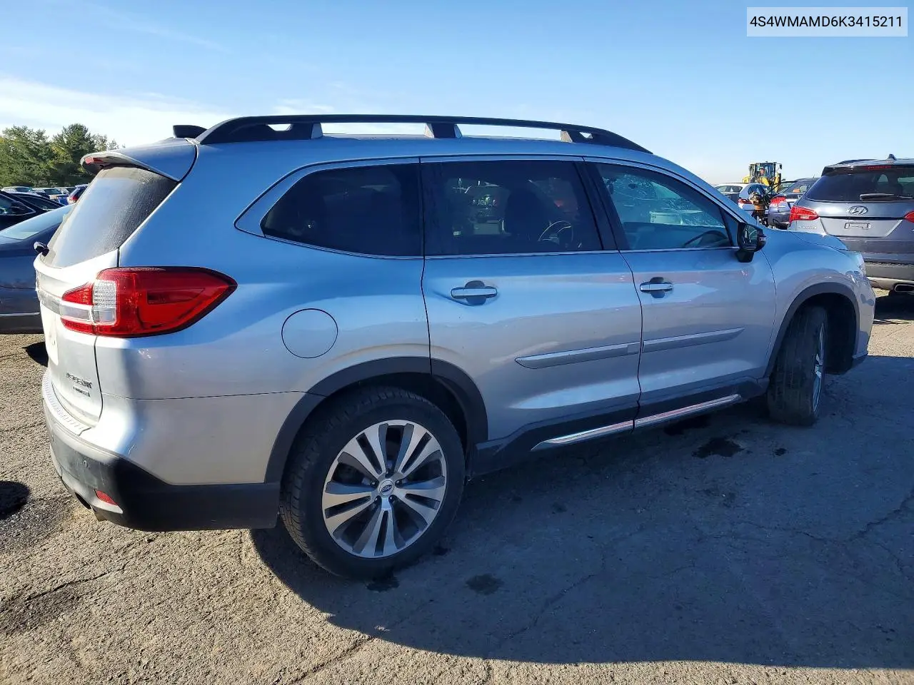 2019 SUBARU ASCENT VIN 4S4WMAMD6K3415211 — фото 3