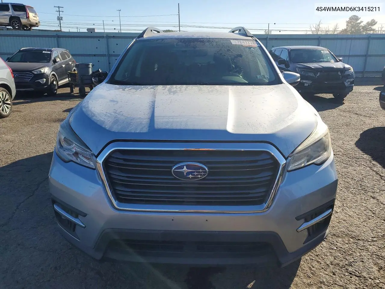 2019 SUBARU ASCENT VIN 4S4WMAMD6K3415211 — фото 5