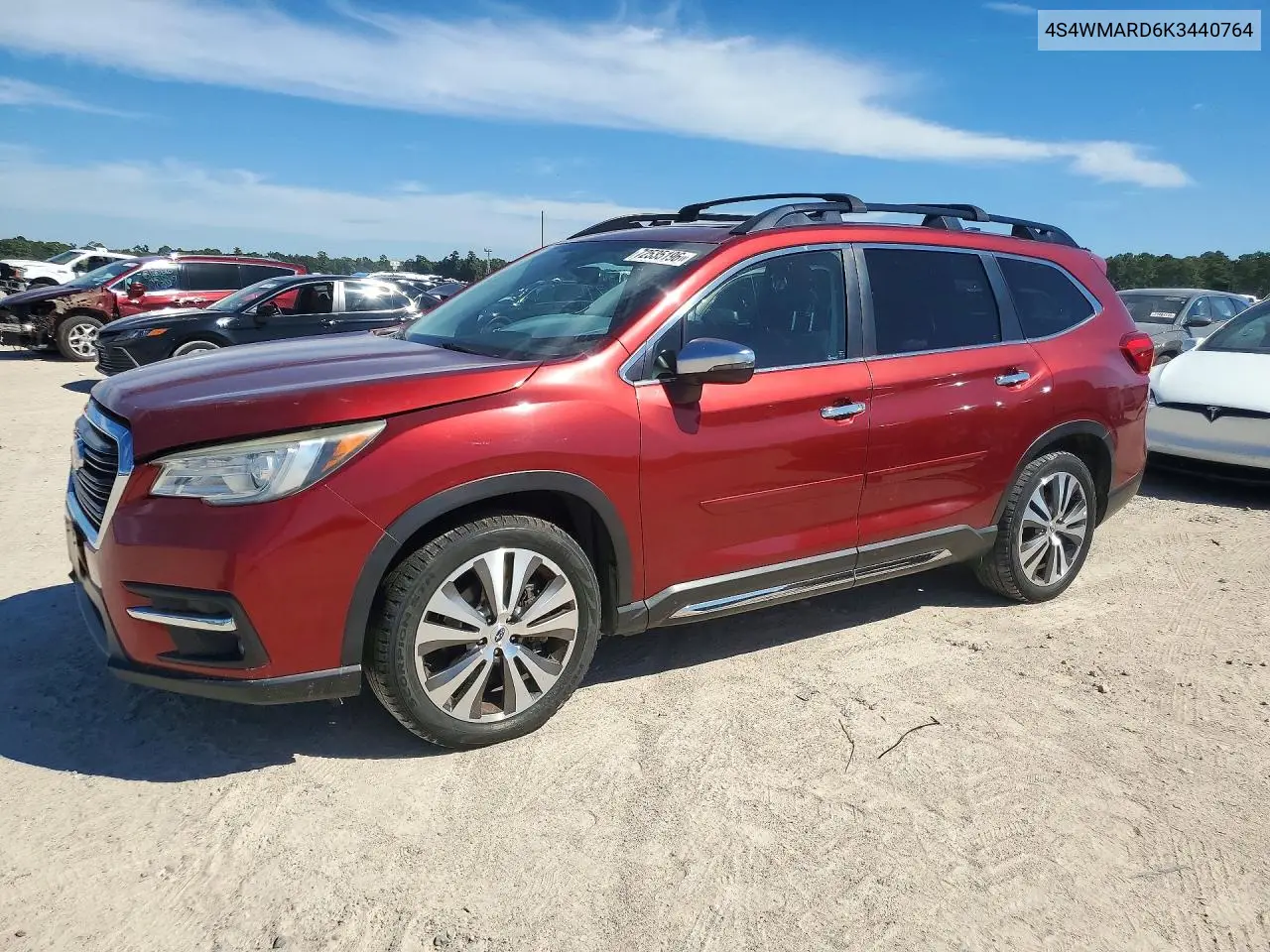 SUBARU ASCENT 2019, VIN 4S4WMARD6K3440764