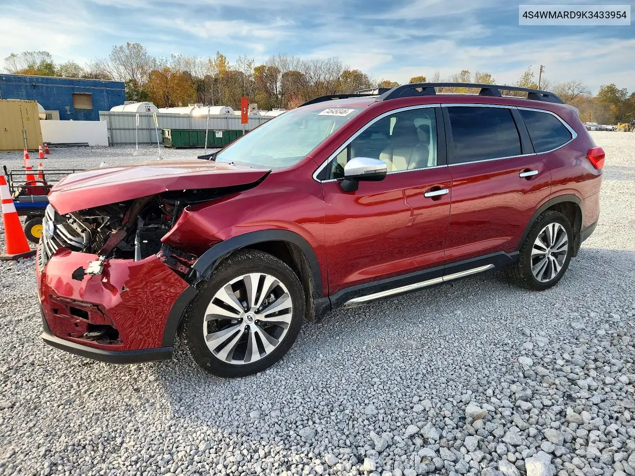 SUBARU ASCENT 2019, VIN 4S4WMARD9K3433954