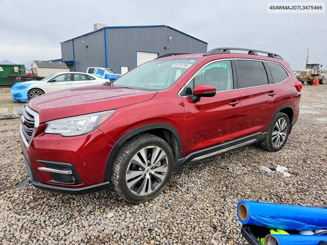 2020 SUBARU ASCENT VIN 4S4WMAJD7L3475469 — фото 3