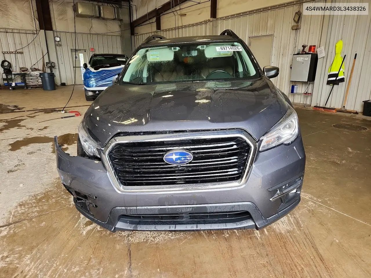 2020 SUBARU ASCENT VIN 4S4WMARD3L3438326 — фото 5