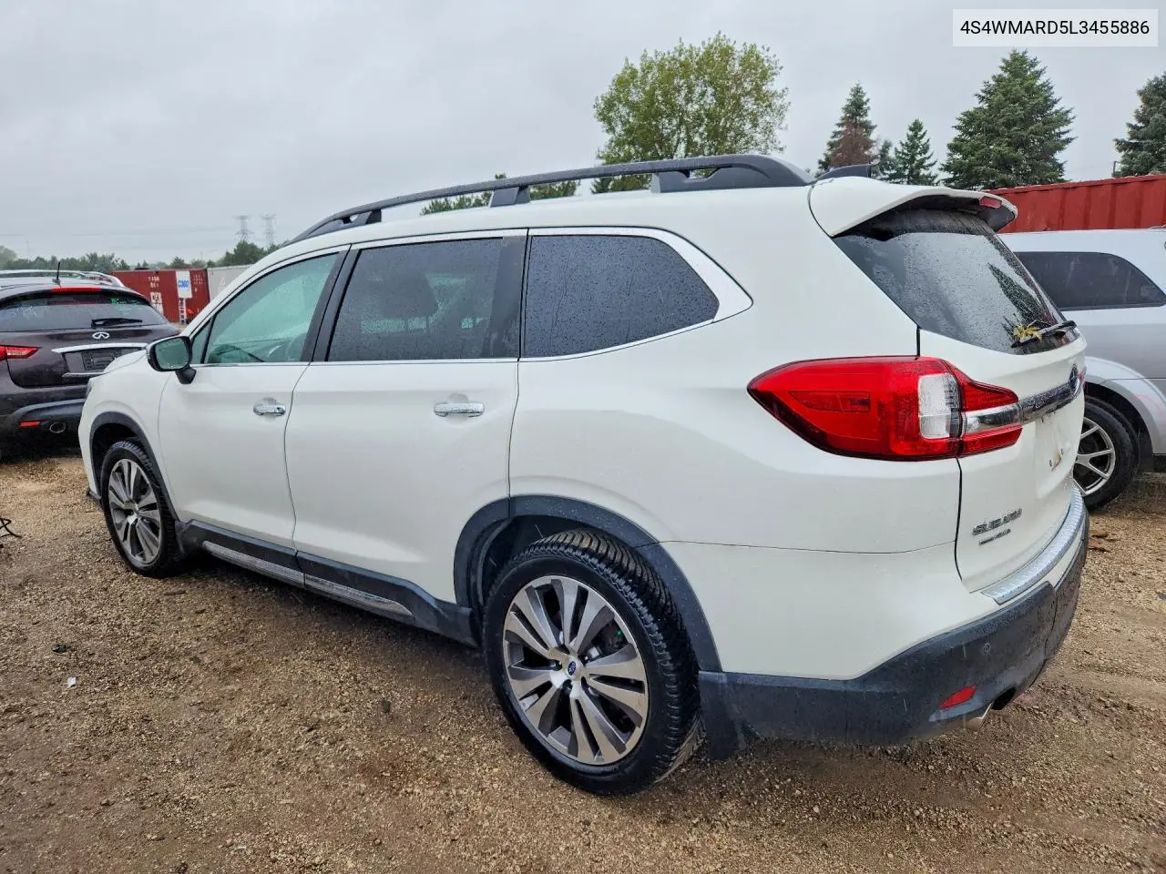 2020 SUBARU ASCENT VIN 4S4WMARD5L3455886 — фото 2