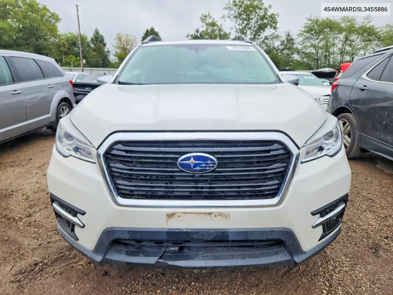 2020 SUBARU ASCENT VIN 4S4WMARD5L3455886 — фото 5