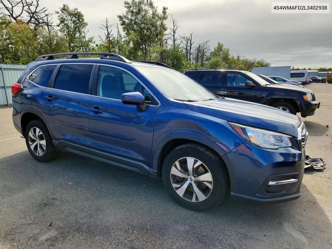 2020 SUBARU ASCENT VIN 4S4WMAFD2L3402938 — фото 4