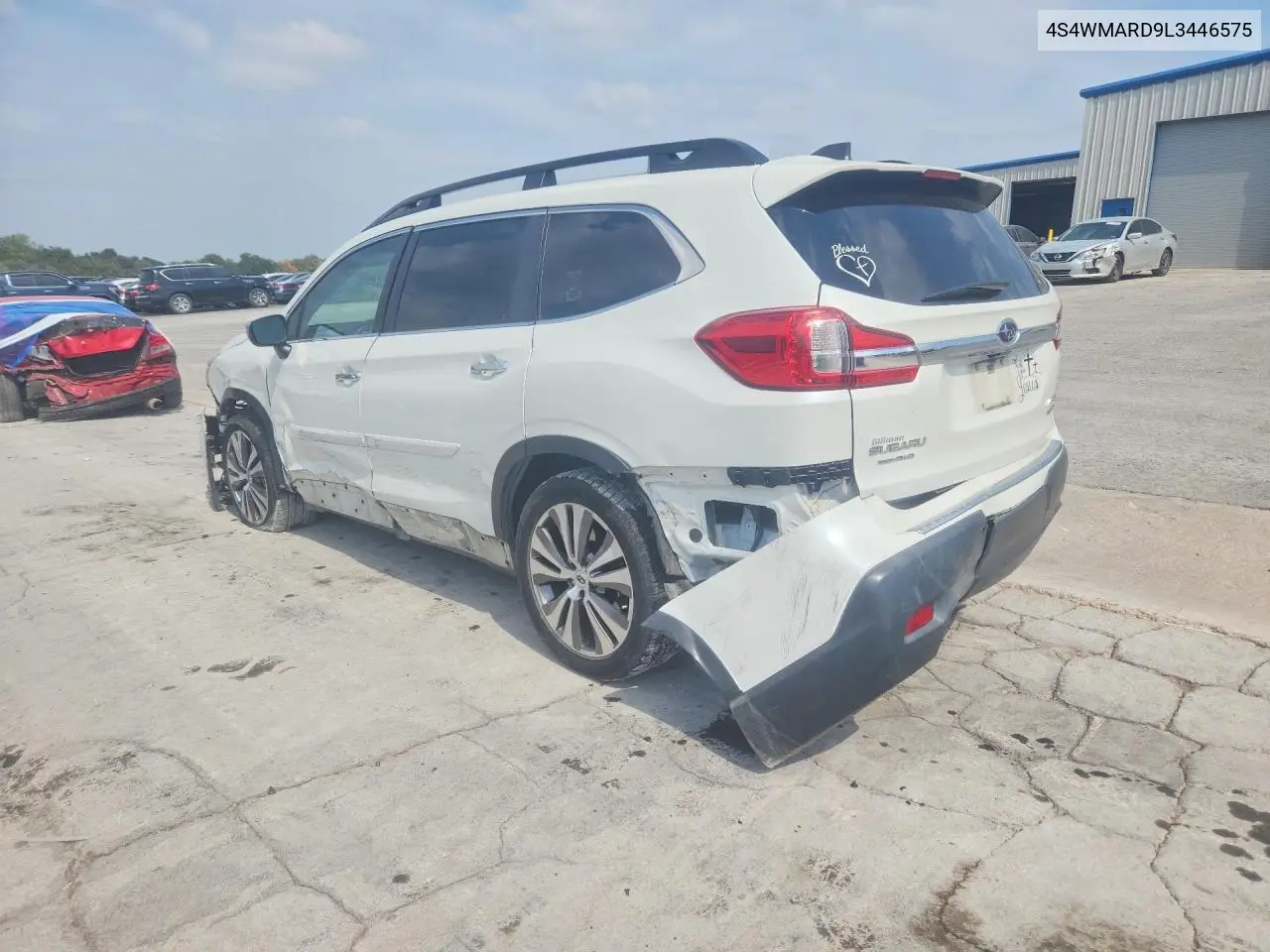2020 SUBARU ASCENT VIN 4S4WMARD9L3446575 — фото 2