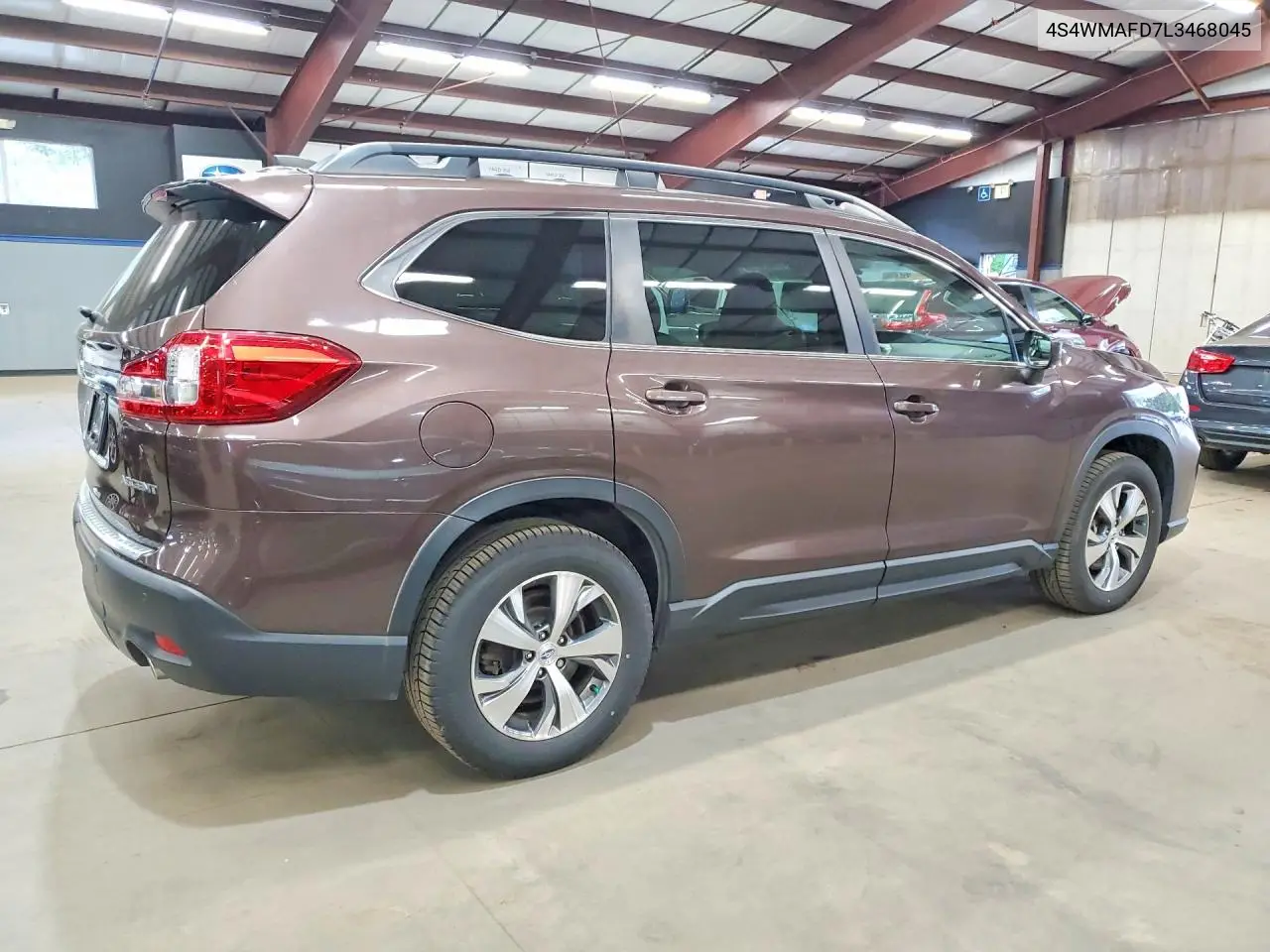 2020 SUBARU ASCENT VIN 4S4WMAFD7L3468045 — фото 3