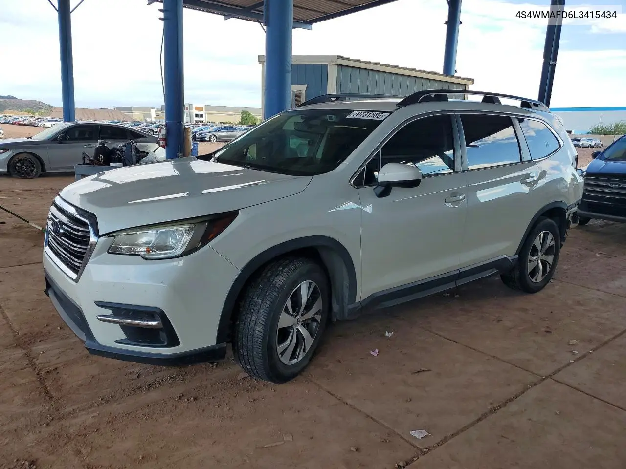 SUBARU ASCENT 2020, VIN 4S4WMAFD6L3415434