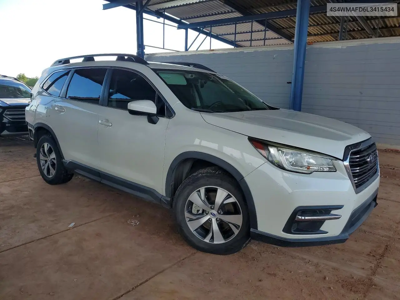 2020 SUBARU ASCENT VIN 4S4WMAFD6L3415434 — фото 4