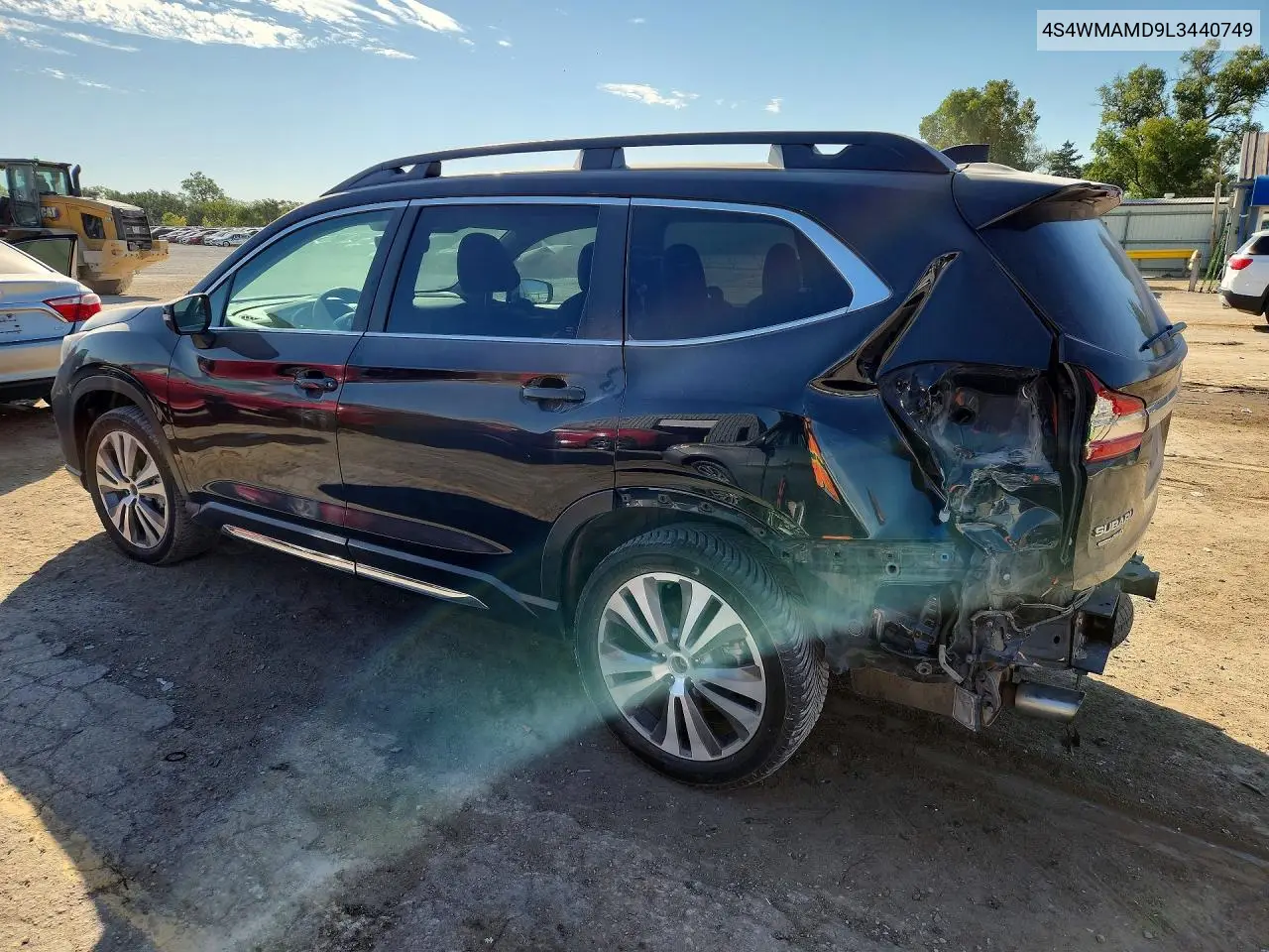 2020 SUBARU ASCENT VIN 4S4WMAMD9L3440749 — фото 2