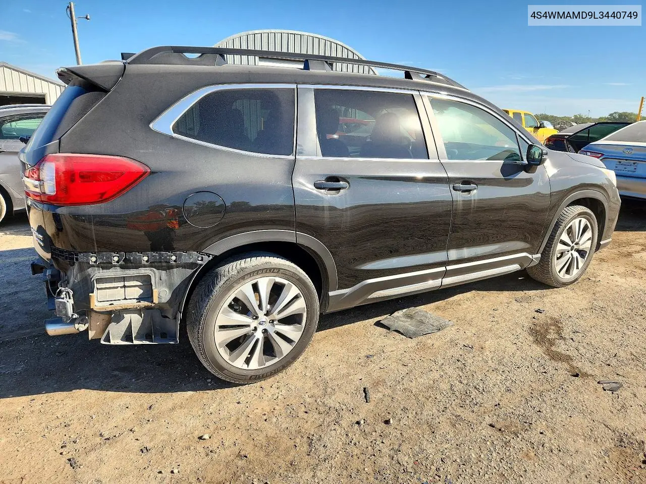 2020 SUBARU ASCENT VIN 4S4WMAMD9L3440749 — фото 3