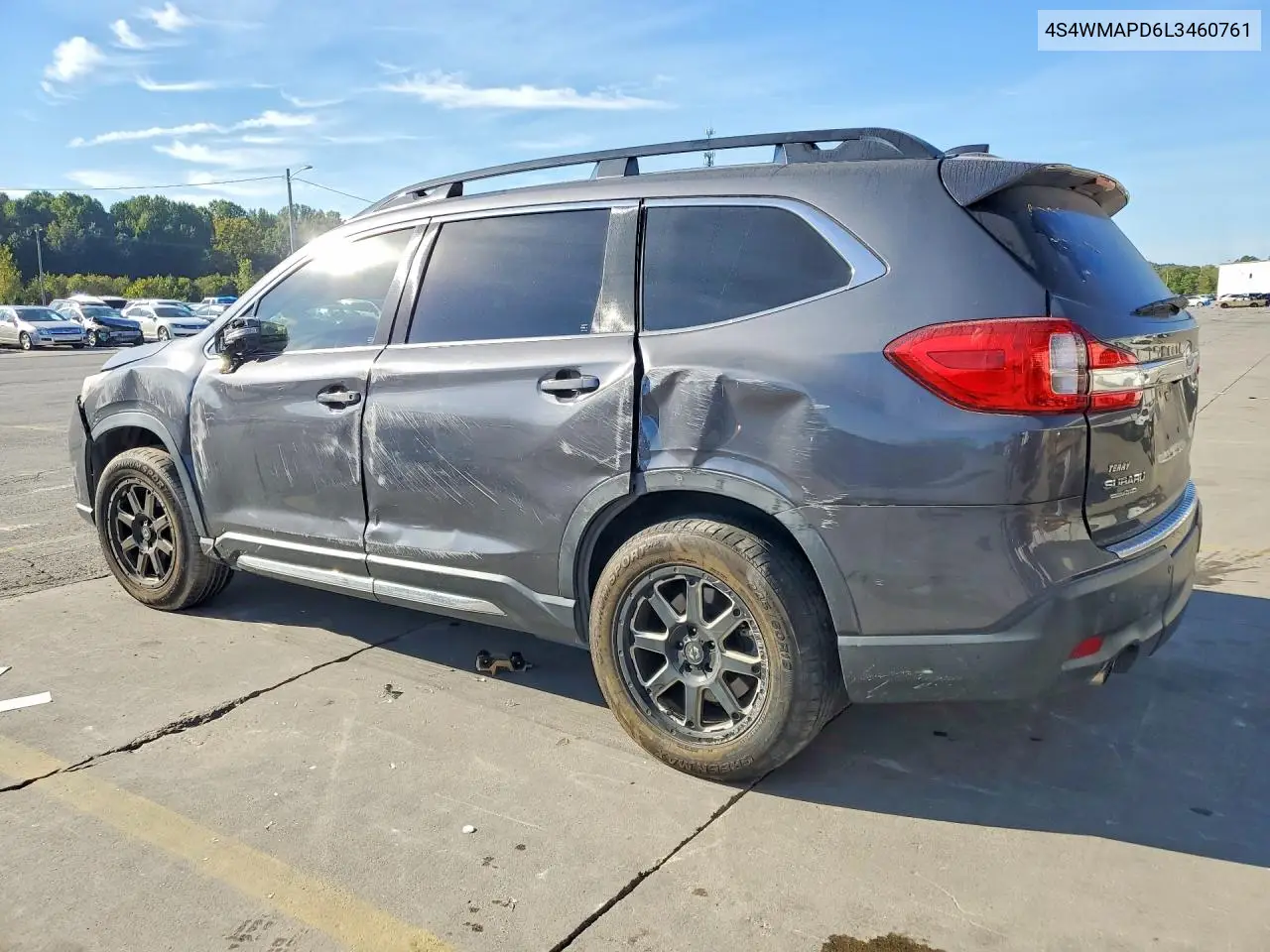 2020 SUBARU ASCENT VIN 4S4WMAPD6L3460761 — фото 2