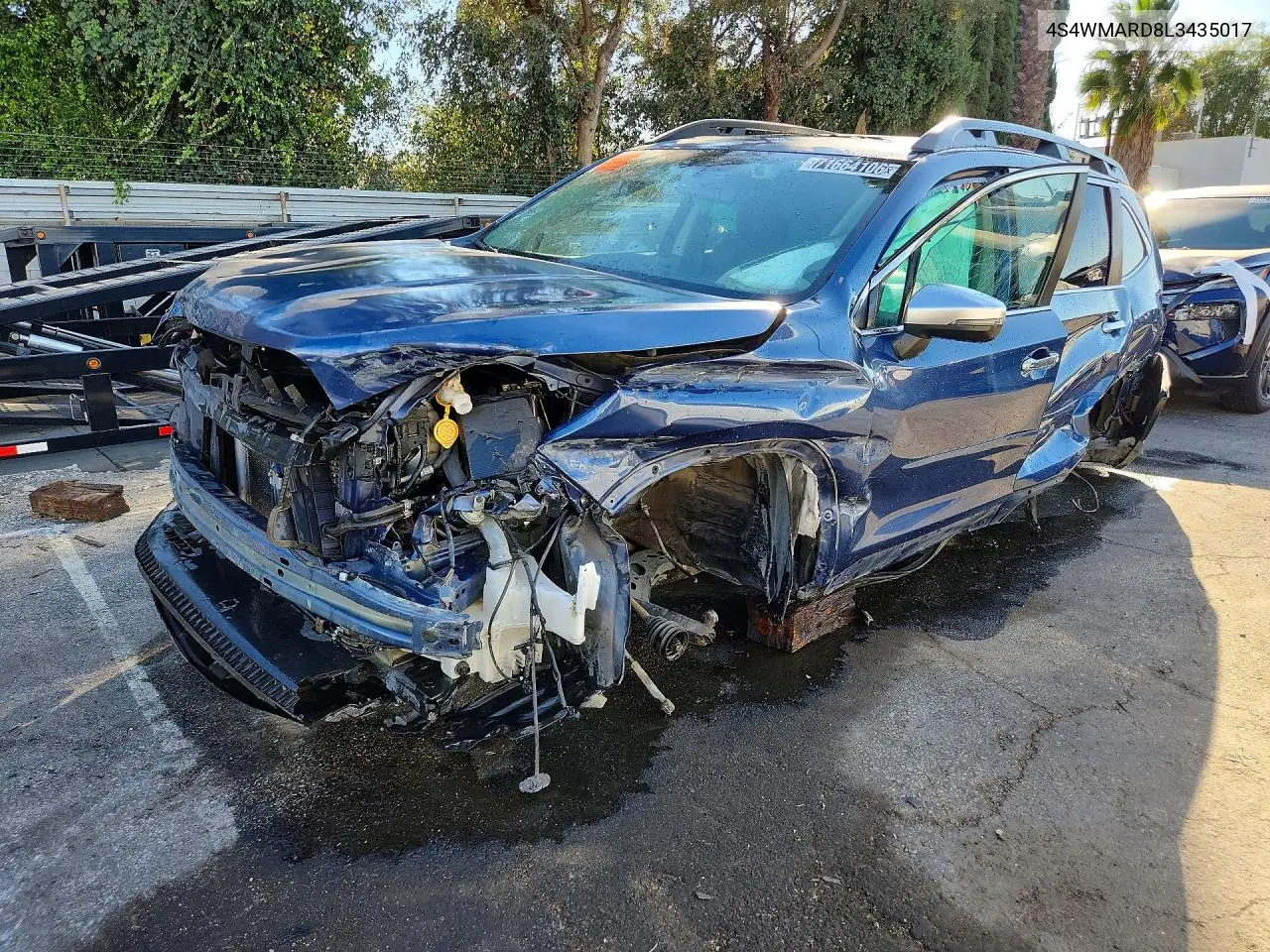 SUBARU ASCENT 2020, VIN 4S4WMARD8L3435017