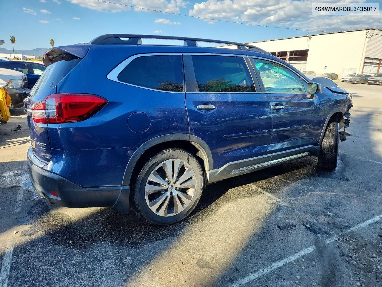 2020 SUBARU ASCENT VIN 4S4WMARD8L3435017 — фото 3