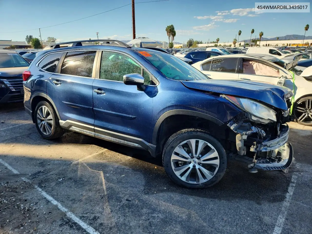 2020 SUBARU ASCENT VIN 4S4WMARD8L3435017 — фото 4