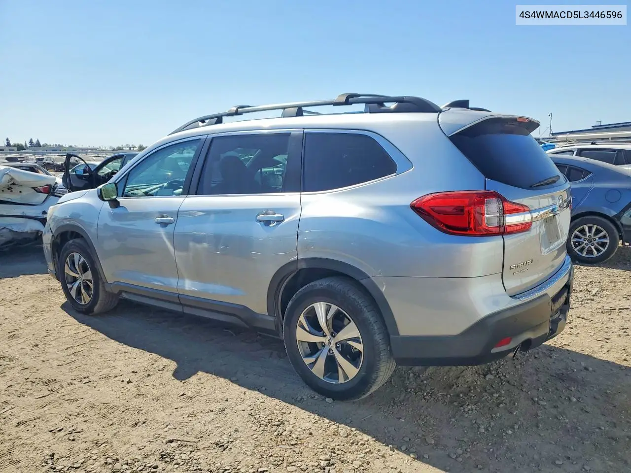 2020 SUBARU ASCENT VIN 4S4WMACD5L3446596 — фото 2