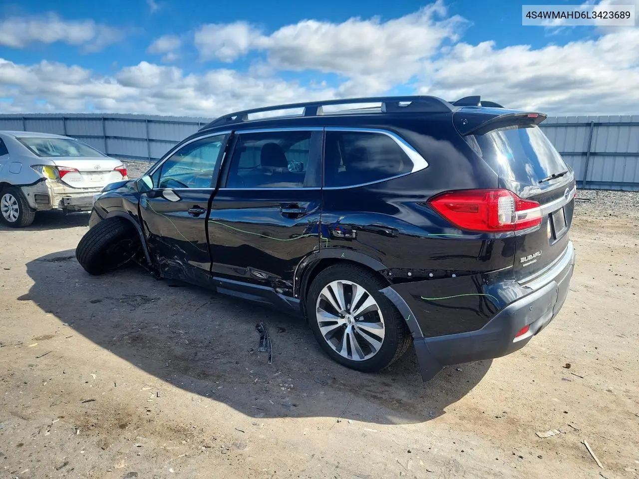 2020 SUBARU ASCENT VIN 4S4WMAHD6L3423689 — фото 2