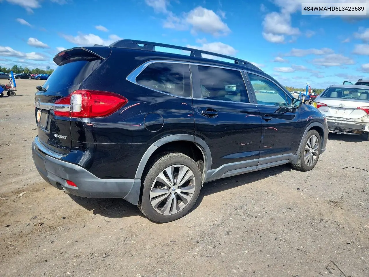 2020 SUBARU ASCENT VIN 4S4WMAHD6L3423689 — фото 3