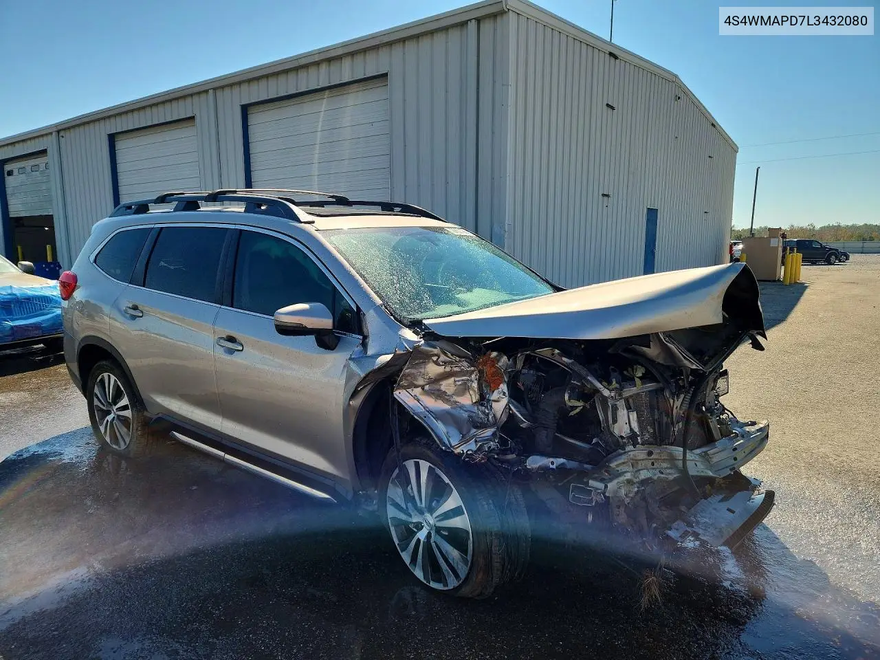 2020 SUBARU ASCENT VIN 4S4WMAPD7L3432080 — фото 4