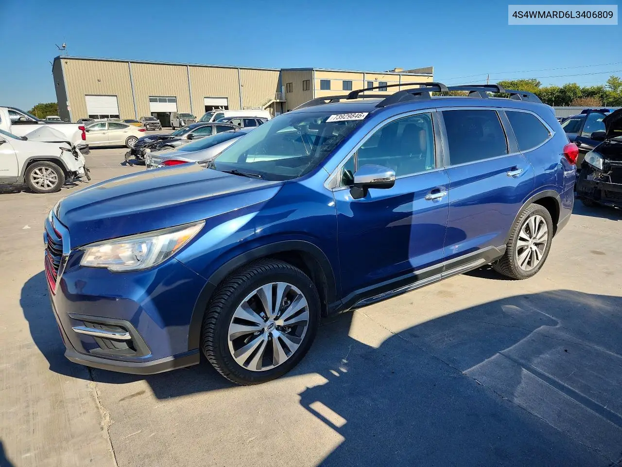 SUBARU ASCENT 2020, VIN 4S4WMARD6L3406809