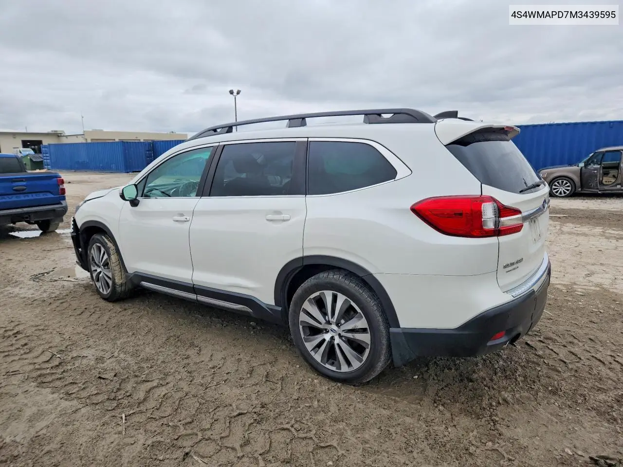 2021 SUBARU ASCENT VIN 4S4WMAPD7M3439595 — фото 2