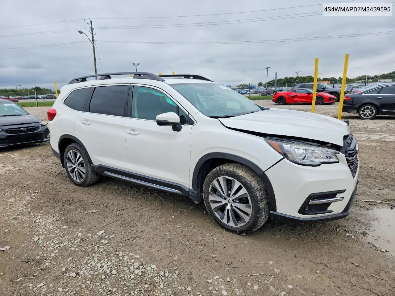 2021 SUBARU ASCENT VIN 4S4WMAPD7M3439595 — фото 4