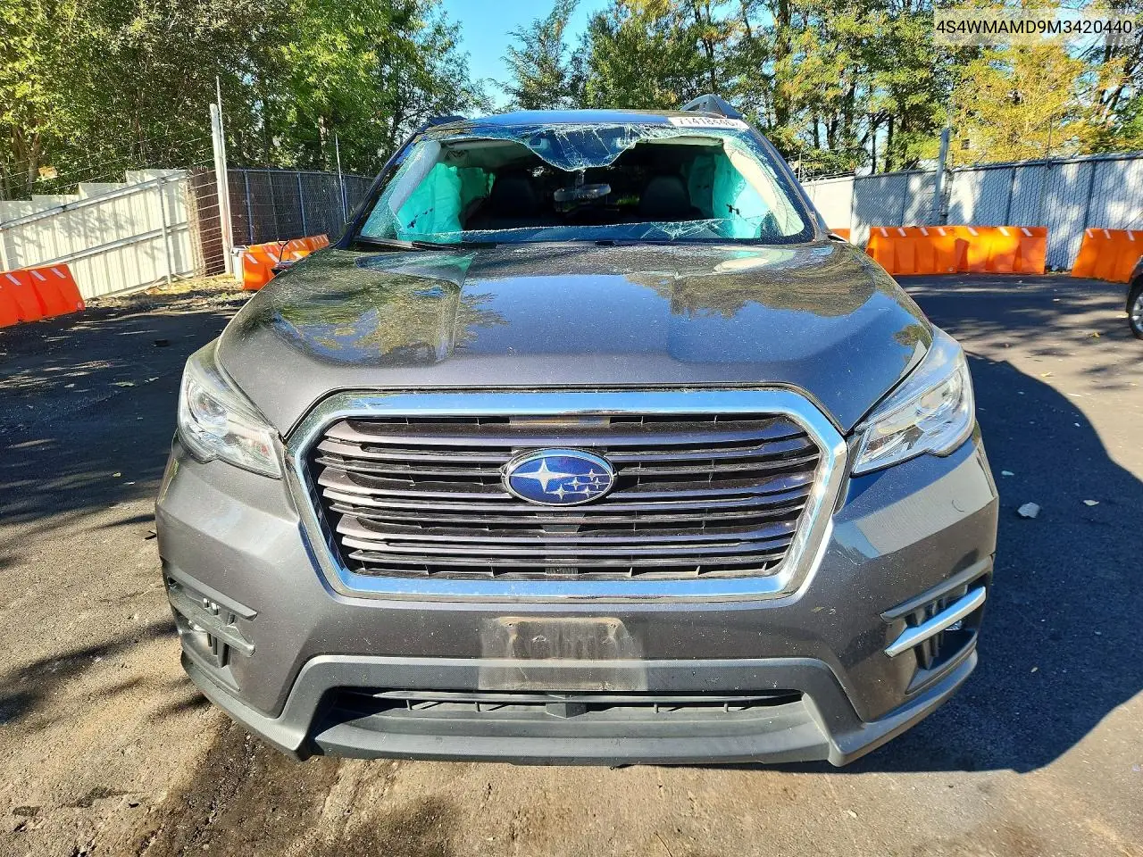 2021 SUBARU ASCENT VIN 4S4WMAMD9M3420440 — фото 5