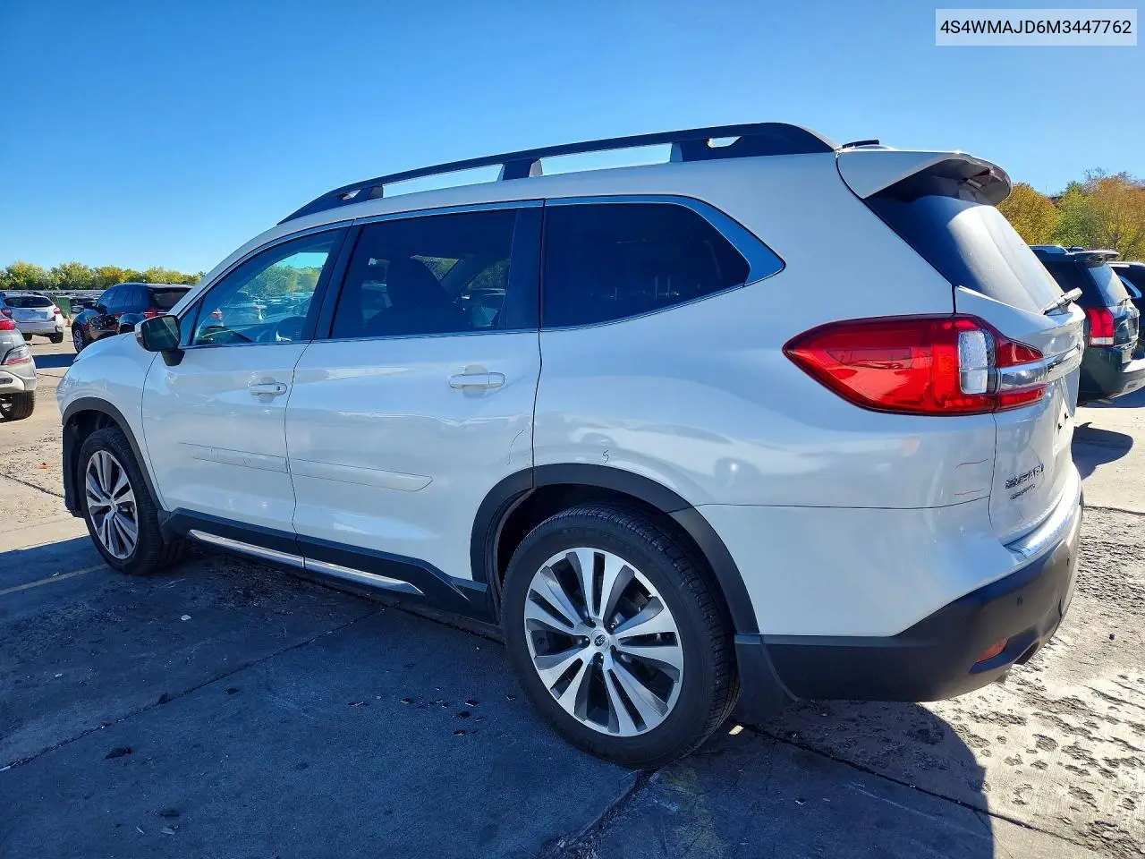 2021 SUBARU ASCENT VIN 4S4WMAJD6M3447762 — фото 2