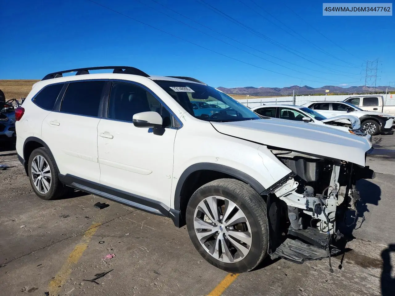 2021 SUBARU ASCENT VIN 4S4WMAJD6M3447762 — фото 4