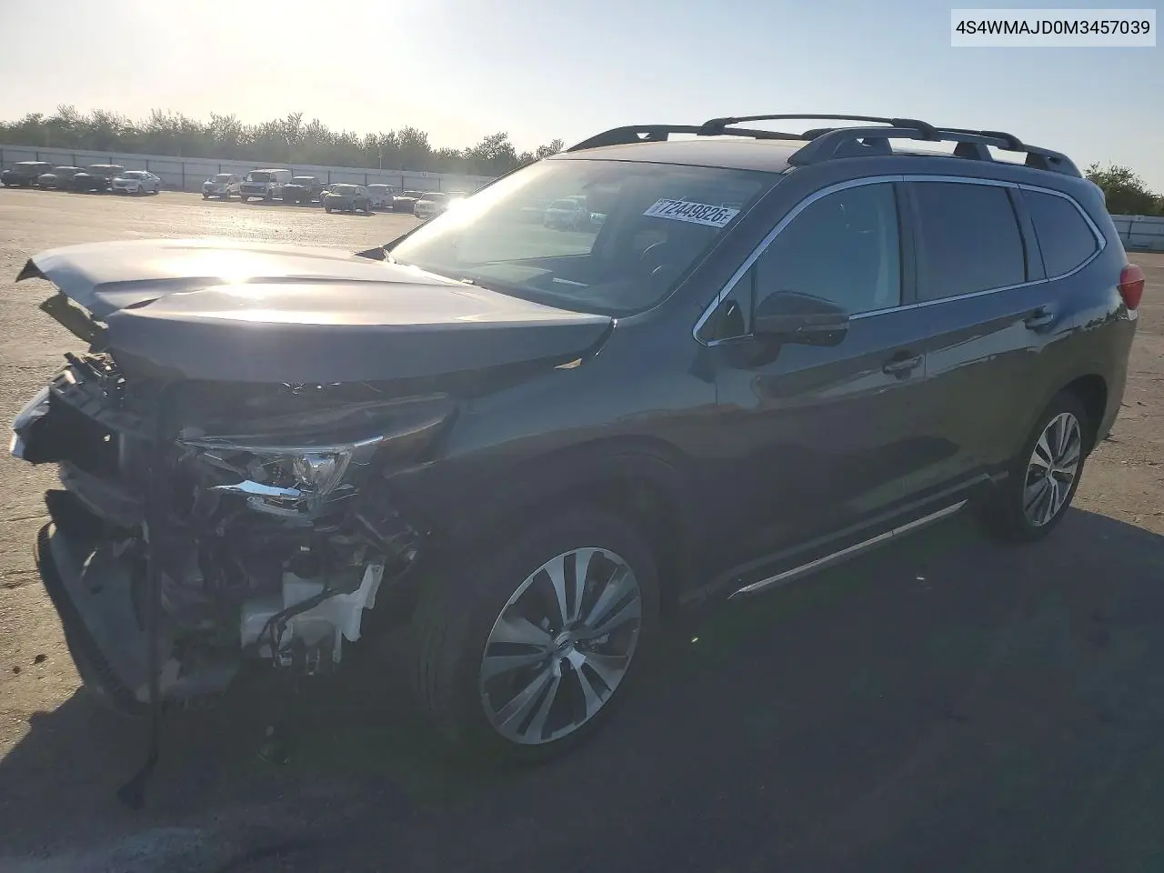 SUBARU ASCENT 2021, VIN 4S4WMAJD0M3457039