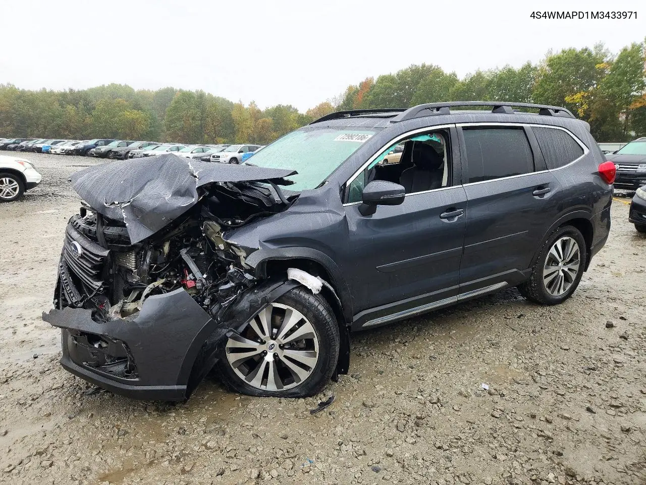 SUBARU ASCENT 2021, VIN 4S4WMAPD1M3433971