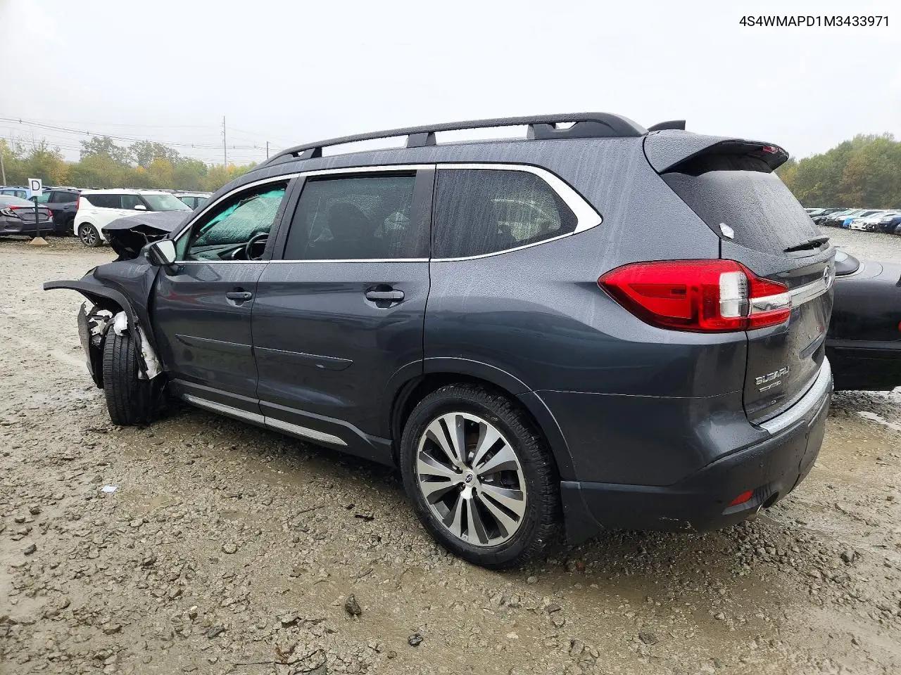 2021 SUBARU ASCENT VIN 4S4WMAPD1M3433971 — фото 2