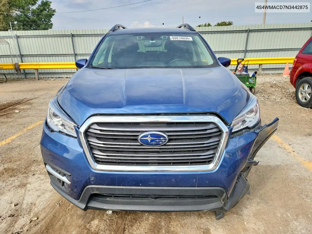 2022 SUBARU ASCENT VIN 4S4WMACD7N3442875 — фото 5