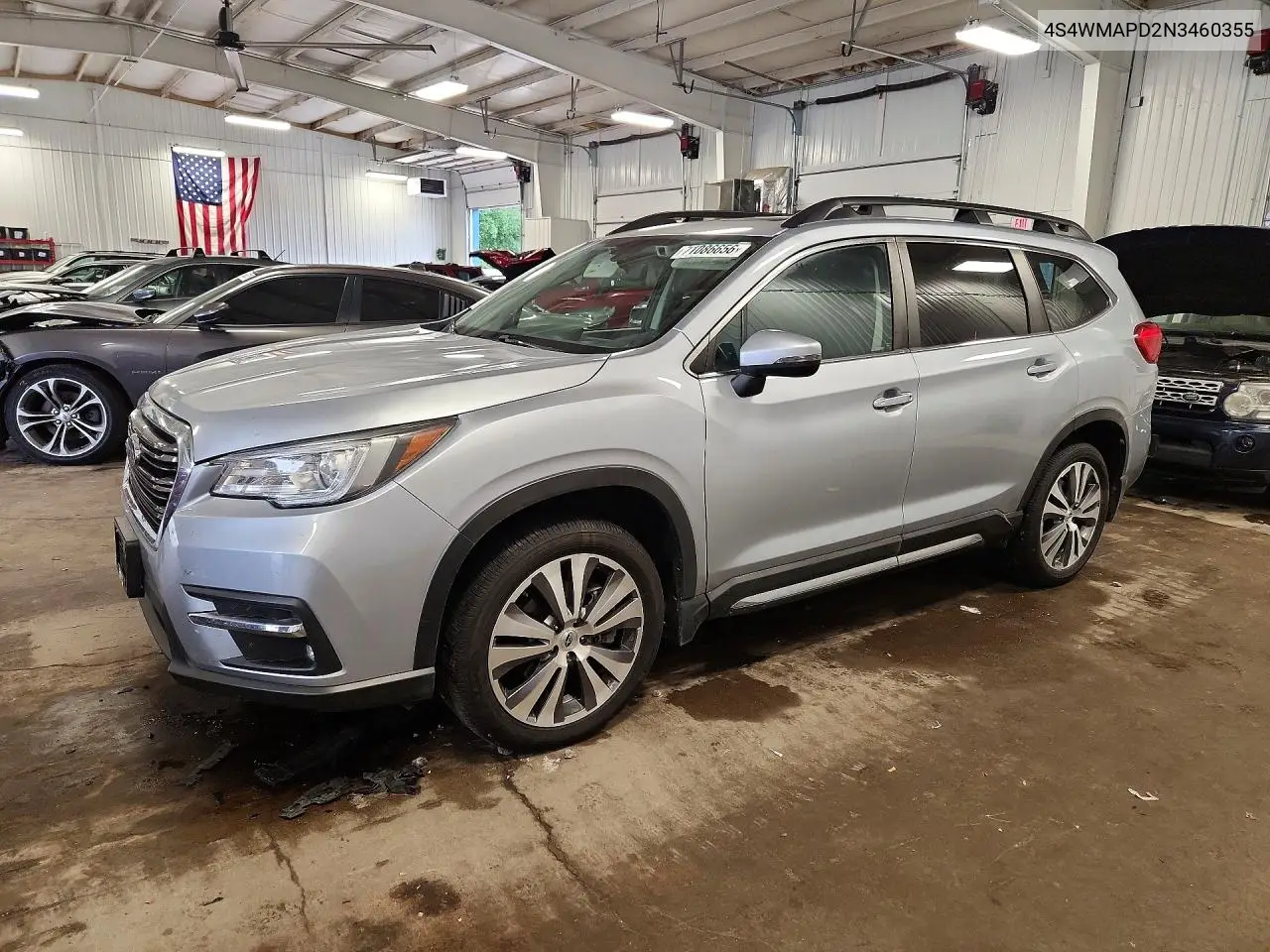 SUBARU ASCENT 2022, VIN 4S4WMAPD2N3460355
