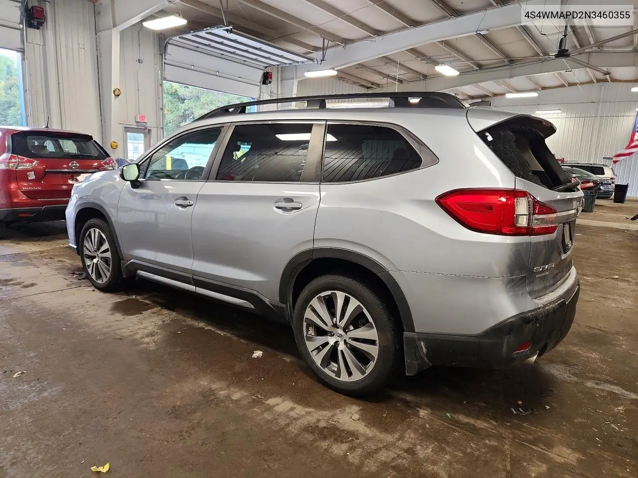 2022 SUBARU ASCENT VIN 4S4WMAPD2N3460355 — фото 2