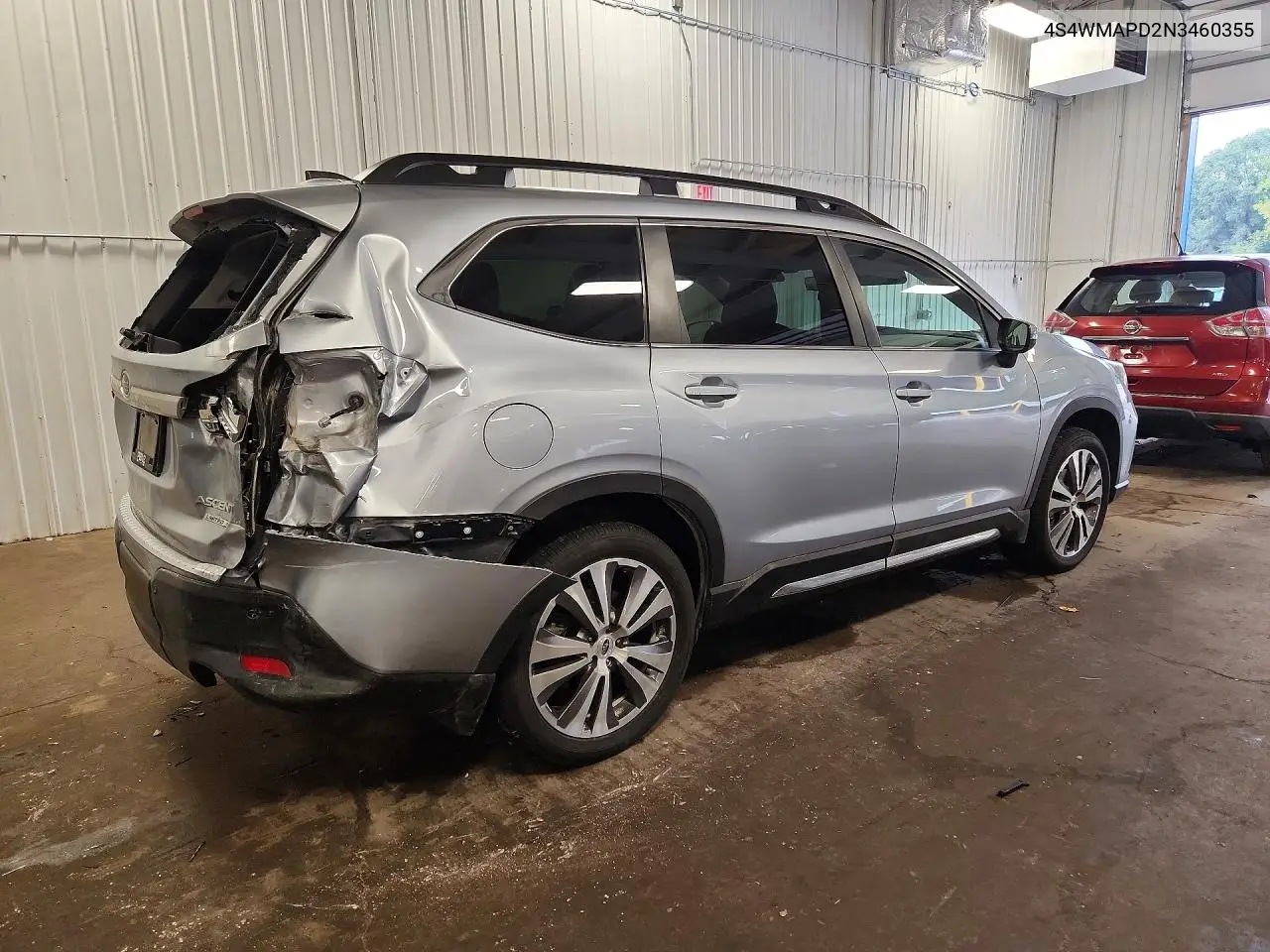 2022 SUBARU ASCENT VIN 4S4WMAPD2N3460355 — фото 3