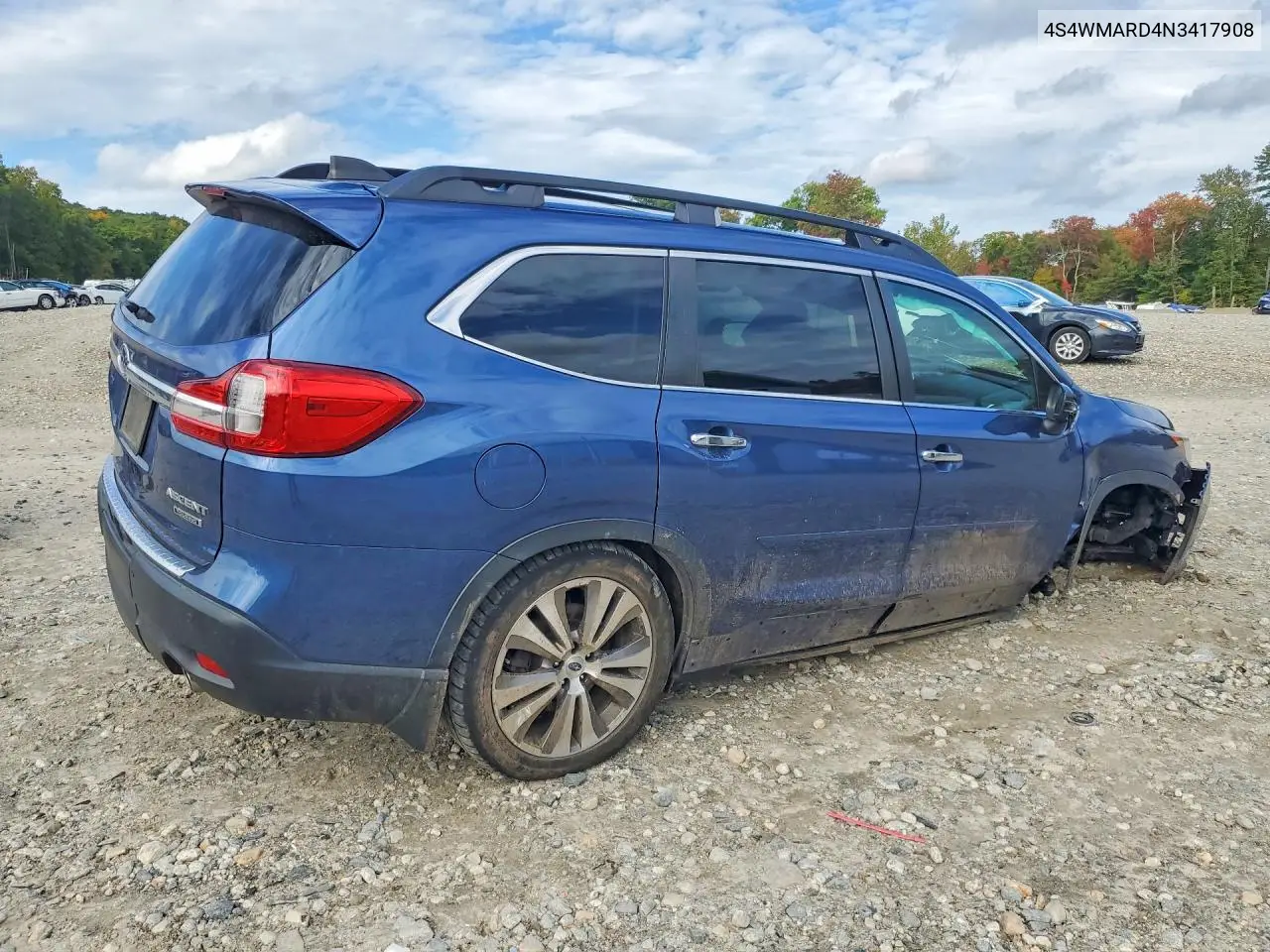 2022 SUBARU ASCENT VIN 4S4WMARD4N3417908 — фото 3