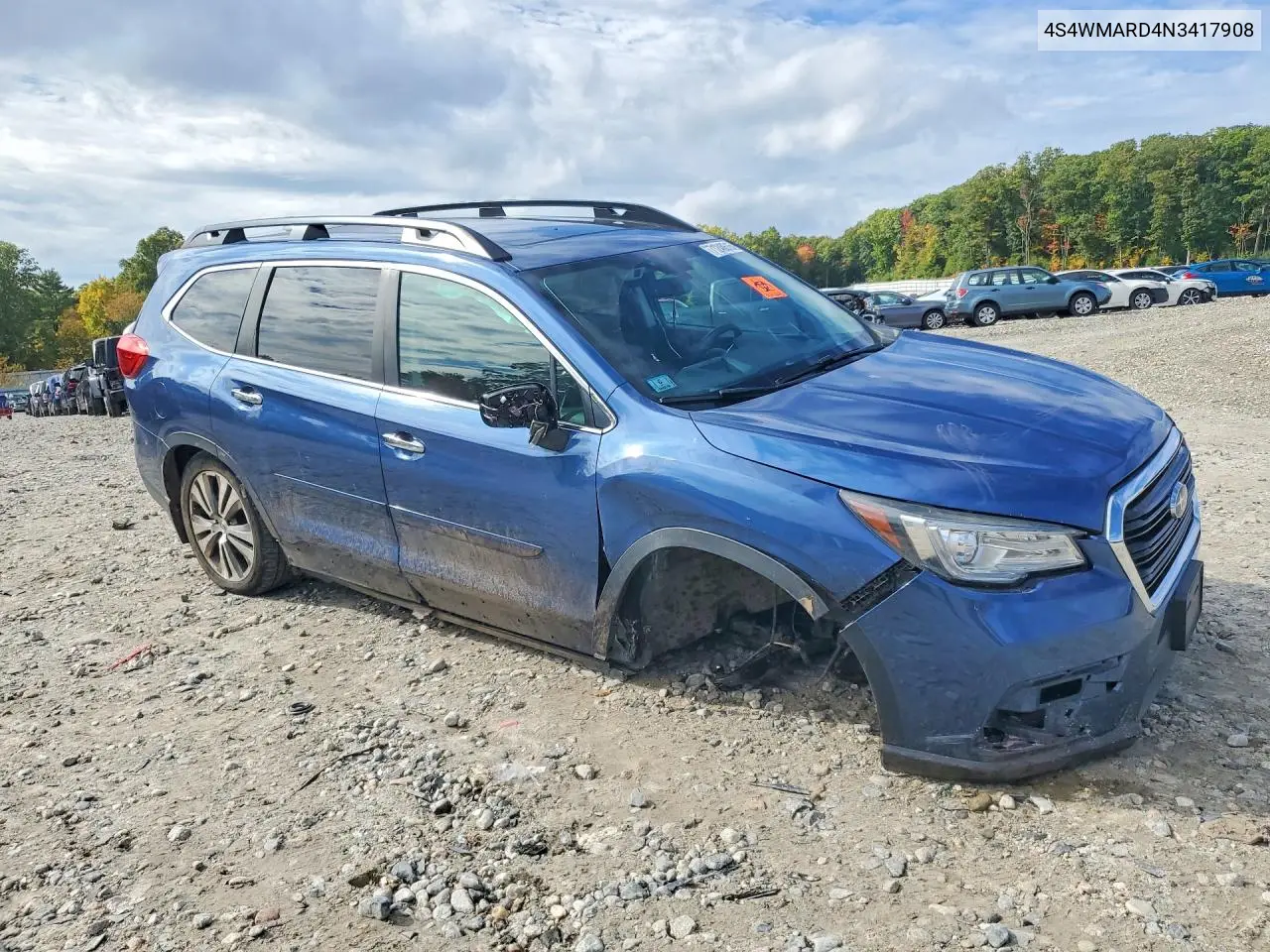 2022 SUBARU ASCENT VIN 4S4WMARD4N3417908 — фото 4