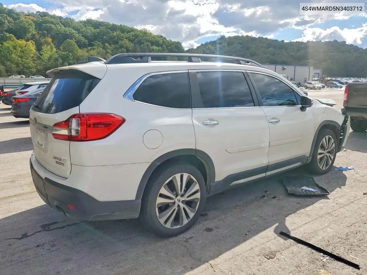 2022 SUBARU ASCENT VIN 4S4WMARD5N3403712 — фото 3