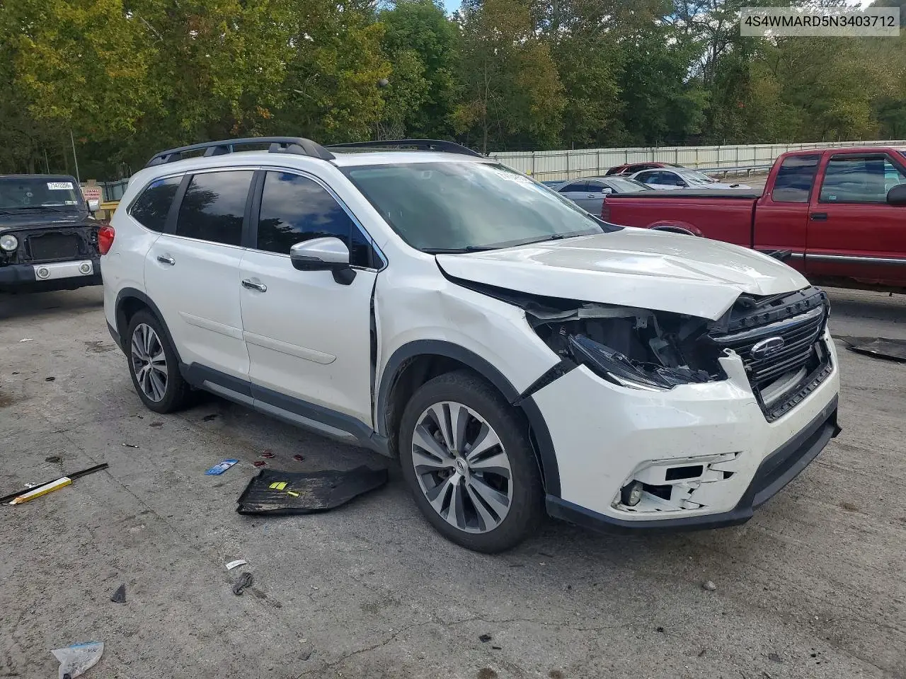 2022 SUBARU ASCENT VIN 4S4WMARD5N3403712 — фото 4