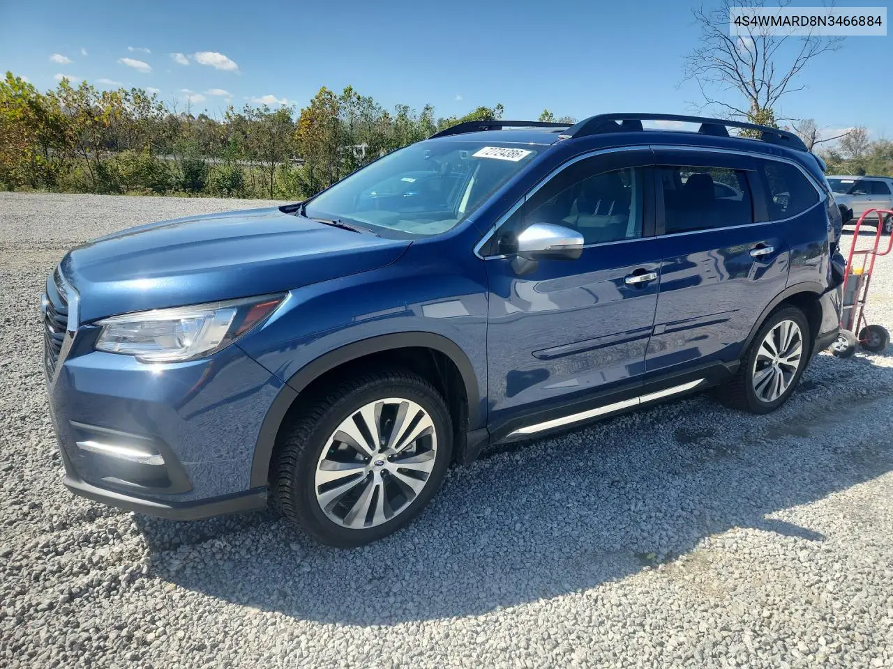 SUBARU ASCENT 2022, VIN 4S4WMARD8N3466884
