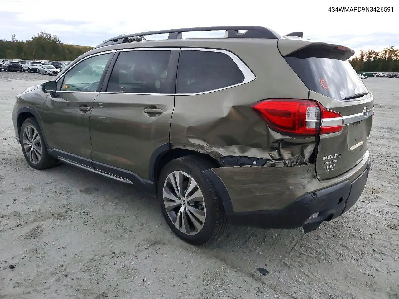 2022 SUBARU ASCENT VIN 4S4WMAPD9N3426591 — фото 2