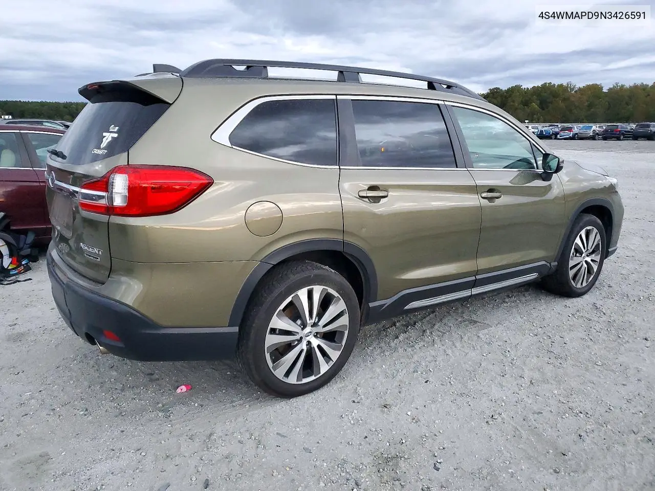2022 SUBARU ASCENT VIN 4S4WMAPD9N3426591 — фото 3
