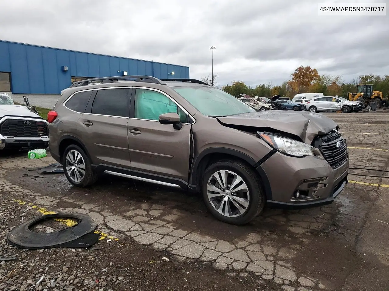 2022 SUBARU ASCENT VIN 4S4WMAPD5N3470717 — фото 4