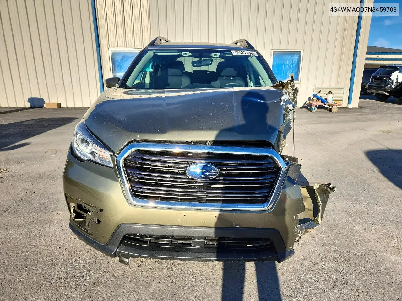 SUBARU ASCENT 2022, VIN 4S4WMACD7N3459708