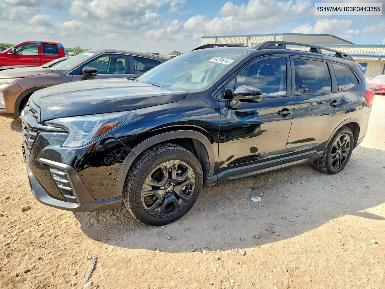 2023 SUBARU ASCENT VIN 4S4WMAHD3P3443355 — фото 3