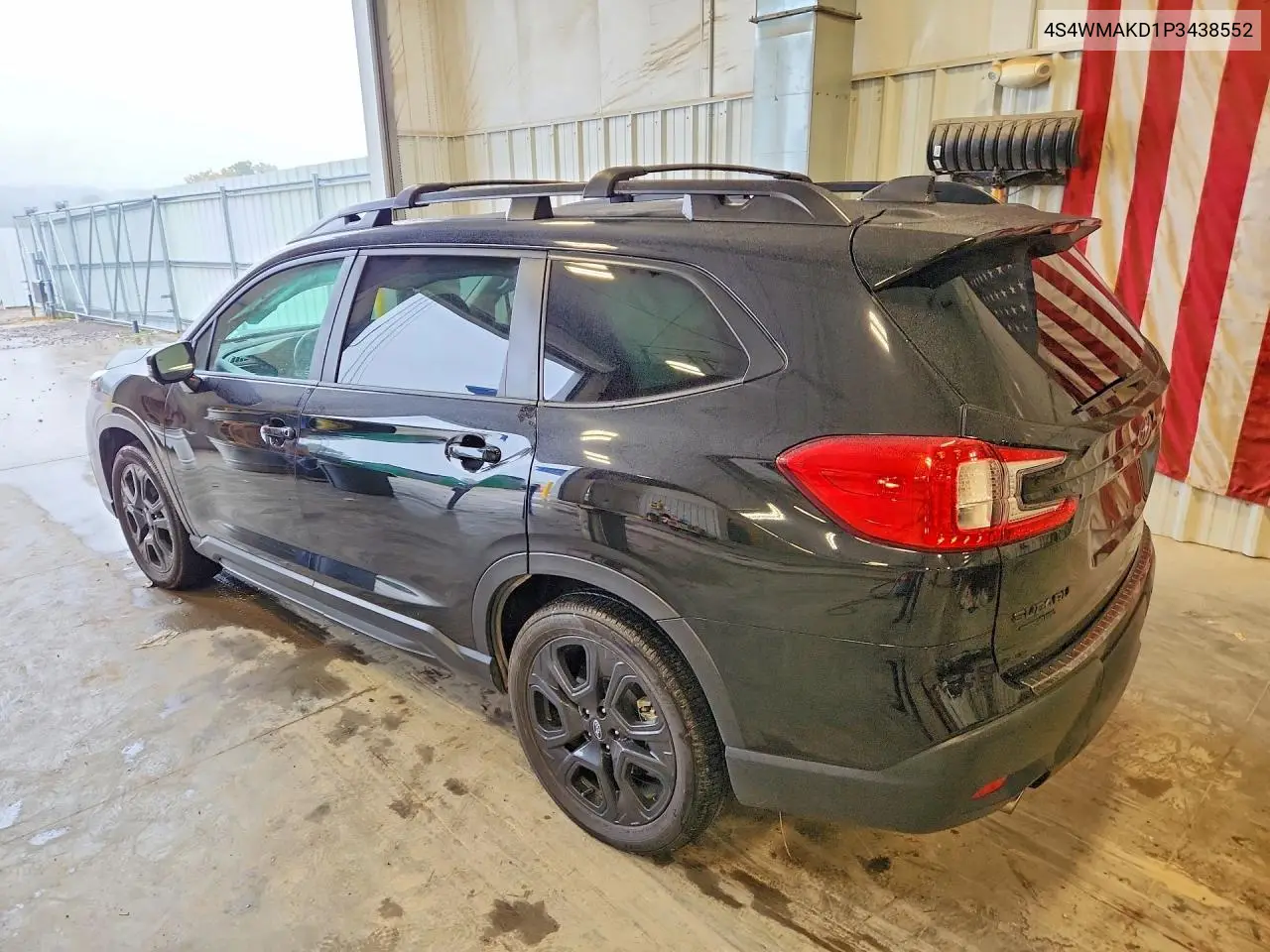 2023 SUBARU ASCENT VIN 4S4WMAKD1P3438552 — фото 2