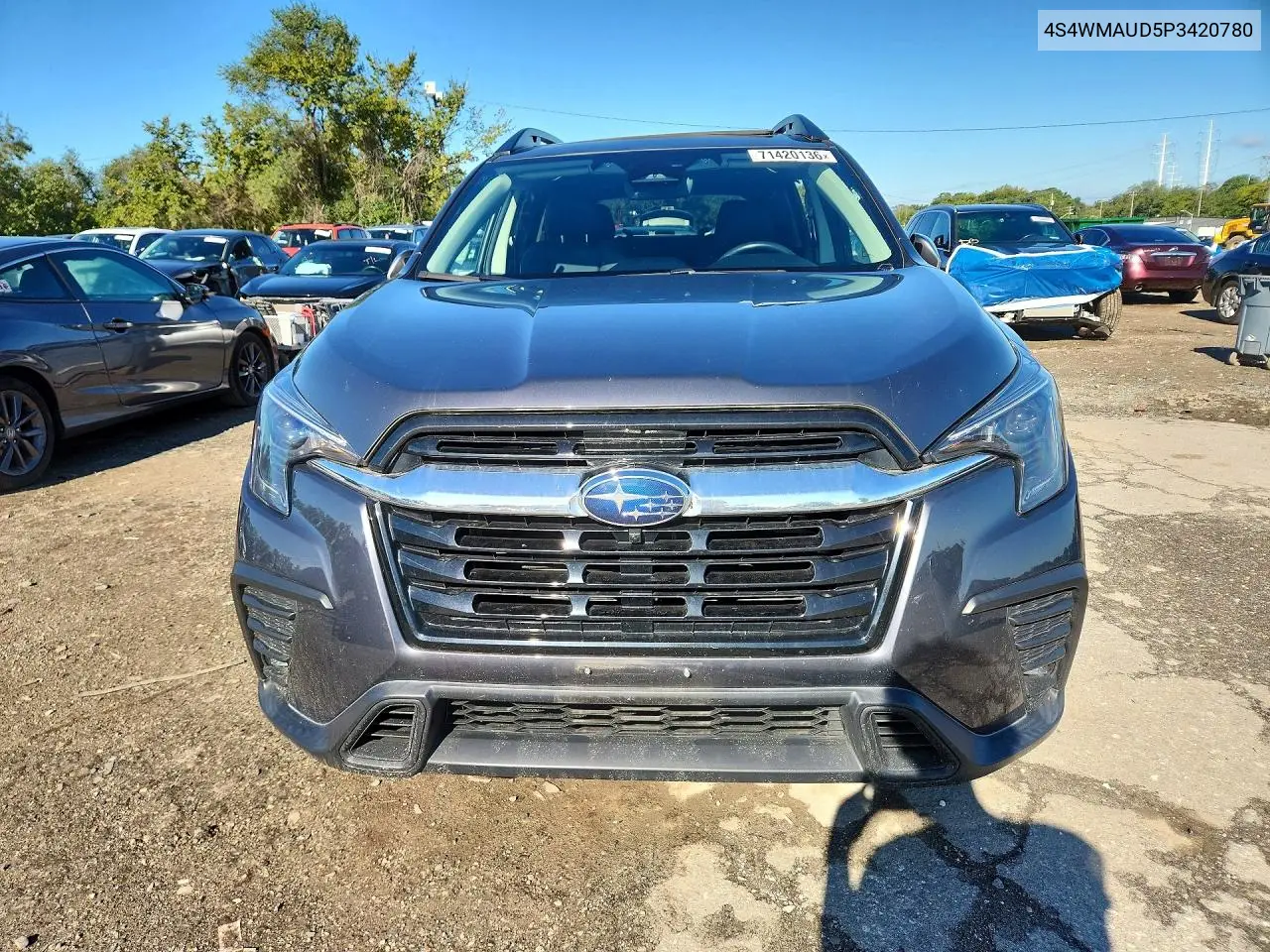 2023 SUBARU ASCENT VIN 4S4WMAUD5P3420780 — фото 5